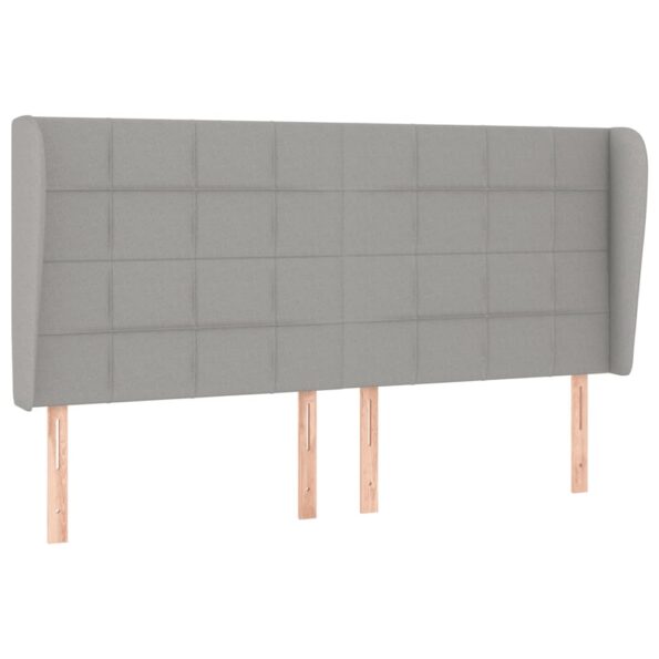 vidaXL Boxspring posteľ s matracom bledosivá 180x200 cm látka – Obrázok 6