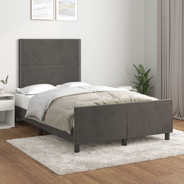 VXL8720287441786_m_en_hd_1.jpg vidaXL Rám postele s čelom tmavosivý 120x200 cm zamat – Obrázok 1
