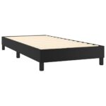 vidaXL Boxspring posteľ s matracom čierna 90x200 cm umelá koža – Obrázok 4