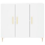 vidaXL Komoda biela 90x34x80 cm kompozitné drevo – Obrázok 6