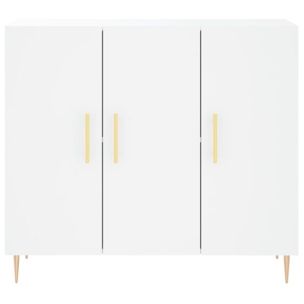 vidaXL Komoda biela 90x34x80 cm kompozitné drevo – Obrázok 6