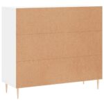vidaXL Komoda biela 90x34x80 cm kompozitné drevo – Obrázok 8