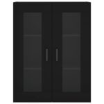 vidaXL Nástenná skrinka čierna 69,5x34x90 cm – Obrázok 7