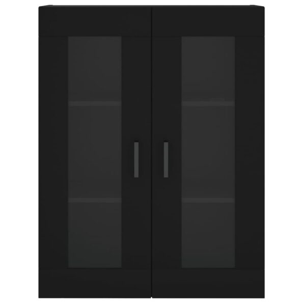 vidaXL Nástenná skrinka čierna 69,5x34x90 cm – Obrázok 7