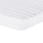 vidaXL Rozkladacia denná posteľ s matracmi krémová 100x200 cm látka – Obrázok 10