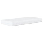 vidaXL Denná posteľ s matracom čierna 90x190 cm látka – Obrázok 5