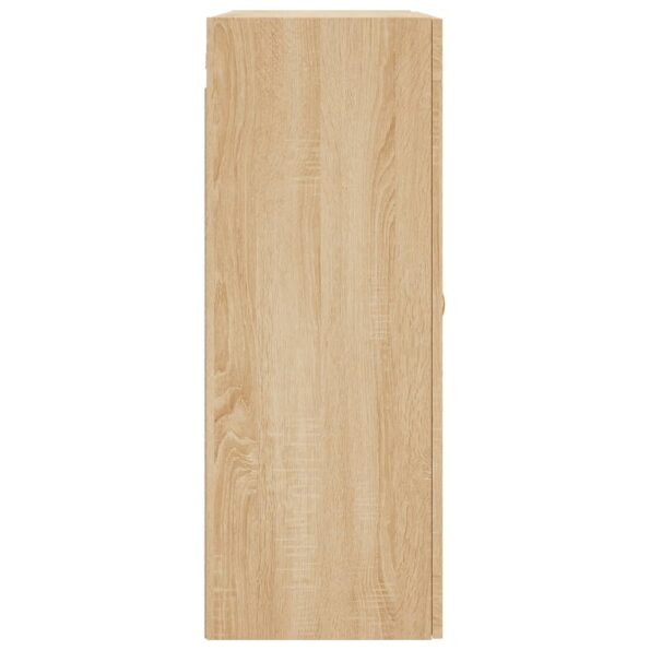 vidaXL Nástenné skrinky 2 ks dub sonoma kompozitné drevo – Obrázok 7