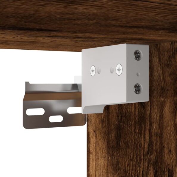 vidaXL Nástenné skrinky 2 ks dymový dub kompozitné drevo – Obrázok 10