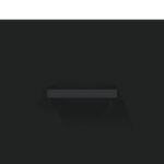 vidaXL Vysoká skrinka čierna 69,5x34x180 cm spracované drevo – Obrázok 9