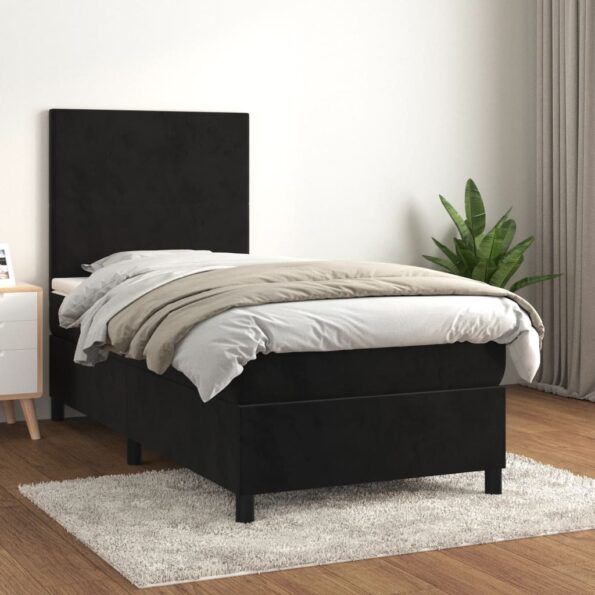 VXL8720845515355_m_en_hd_1.jpg vidaXL Posteľný rám boxspring s matracom čierny 80x200 cm zamat – Obrázok 1