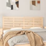 vidaXL Nástenné čelo postele 206x3x63 cm masívna borovica