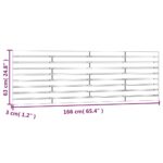 vidaXL Nástenné čelo postele 166x3x63 cm masívna borovica – Obrázok 8