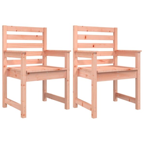 vidaXL Záhradné stoličky 2 ks 60x48x91cm masívne drevo Douglas – Obrázok 2