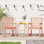 vidaXL Záhradné stoličky 2 ks 60x48x91cm masívne drevo Douglas – Obrázok 3