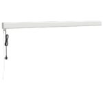 VidaXL Zaťahovacia markíza žltá a biela 4,5x3 m látka a hliník – Obrázok 6