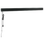 VidaXL Zaťahovacia markíza oranžová a hnedá 3x2,5 m látka a hliník – Obrázok 6