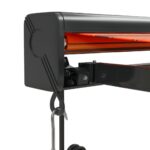 VidaXL Zaťahovacia markíza oranžová a hnedá 3x2,5 m látka a hliník – Obrázok 7