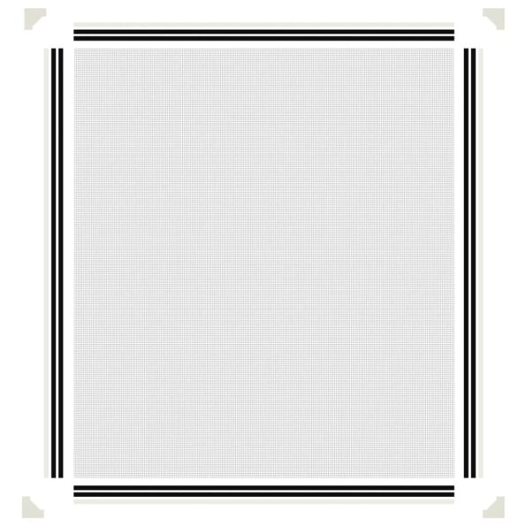 vidaXL Magnetická okenná sieťka proti hmyzu biela 120x140 cm – Obrázok 6