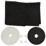 vidaXL Magnetická okenná sieťka proti hmyzu biela 120x140 cm – Obrázok 7