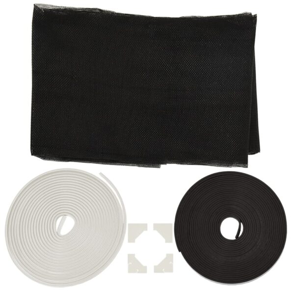 vidaXL Magnetická okenná sieťka proti hmyzu biela 120x140 cm – Obrázok 7