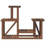 vidaXL Stojan na kvetiny 90x25x73,5 cm masívna jedľa – Obrázok 4