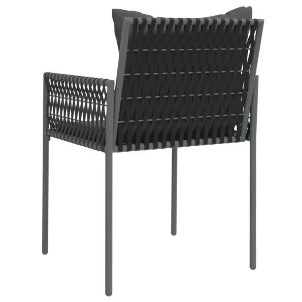 VXL8720845787004_g_en_hd_4.jpg vidaXL Záhradné stoličky s vankúšmi 2 ks čierne 54x61x83 cm polyratan – Obrázok 6