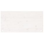 vidaXL Doska stolíka biela 110x60x2,5 cm masívne borovicové drevo – Obrázok 4