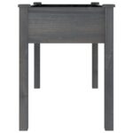 vidaXL Kvetináč s vložkou sivý 118x59x76 cm jedľový masív – Obrázok 5