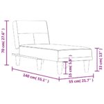 vidaXL Leňoška bledosivá látka – Obrázok 9