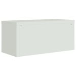 vidaXL Kartotéka bledosivá 90x40x130 cm oceľová – Obrázok 6