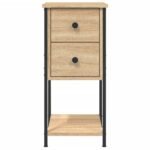 vidaXL Nočný stolík dub sonoma 32x42x70 cm kompozitné drevo – Obrázok 6
