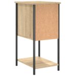 vidaXL Nočný stolík dub sonoma 32x42x70 cm kompozitné drevo – Obrázok 8