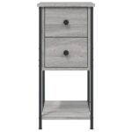 vidaXL Nočný stolík sivý sonoma 32x42x70 cm kompozitné drevo – Obrázok 6