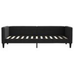 vidaXL Posteľný rám čierny 80x200 cm látka – Obrázok 3