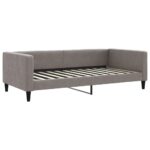 vidaXL Denná posteľ sivohnedá 100x200 cm látka – Obrázok 2