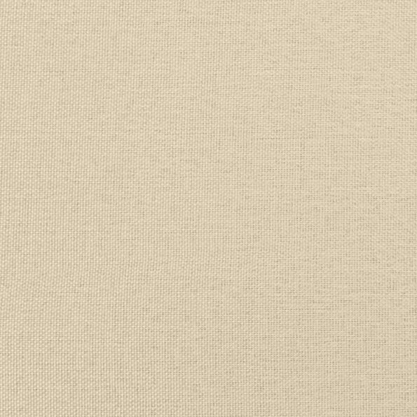 vidaXL Denná posteľ krémová 100x200 cm látka – Obrázok 7