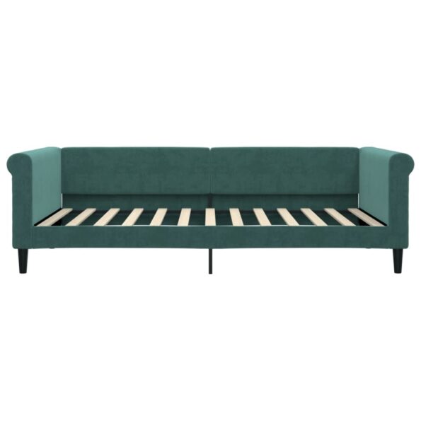 VXL8720845955489_g_en_hd_1.jpg vidaXL Denná posteľ tmavozelená 100x200 cm zamat – Obrázok 3