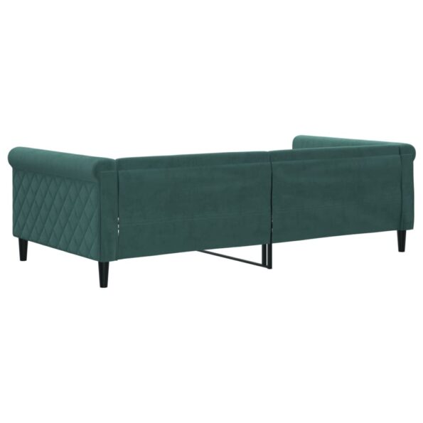VXL8720845955489_g_en_hd_3.jpg vidaXL Denná posteľ tmavozelená 100x200 cm zamat – Obrázok 5
