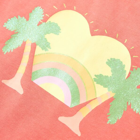 Detské tričko koralové 116 – Obrázok 4