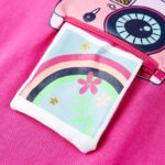 Detské tričko tmavoružové 116 – Obrázok 5