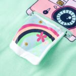 Detské tričko žiarivo zelené 128 – Obrázok 5