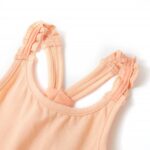 Detské tielko svetlo oranžové 116 – Obrázok 3