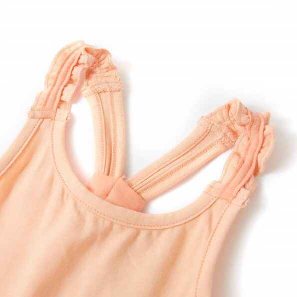 Detské tielko svetlo oranžové 116 – Obrázok 3