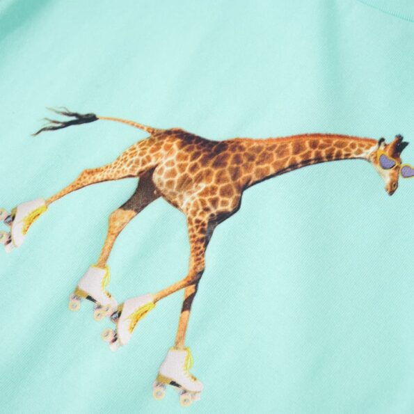 Detské tričko svetlé aqua 104 – Obrázok 4