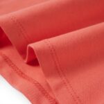 Detské tričko s volánovými rukávmi koralové 128 – Obrázok 7