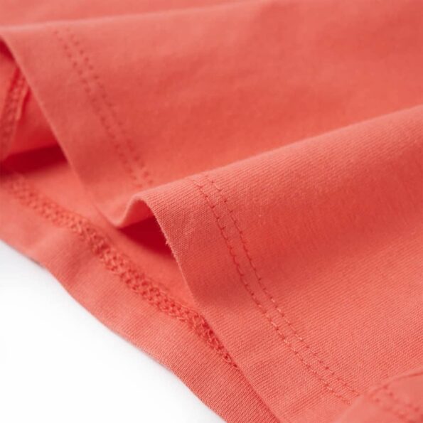 Detské tričko s krátkym rukávom koralové 104 – Obrázok 6