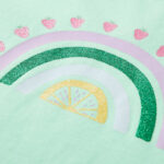 Detské tričko žiarivo zelené 116 – Obrázok 4