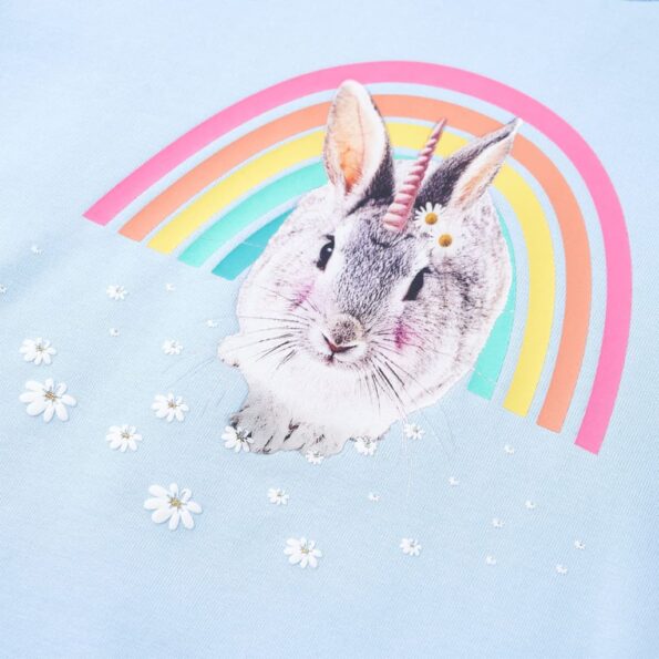 Detská mikina svetlomodré 104 – Obrázok 4