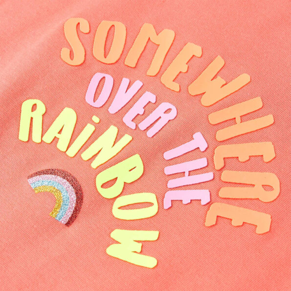 Detské tričko koralové 128 – Obrázok 4