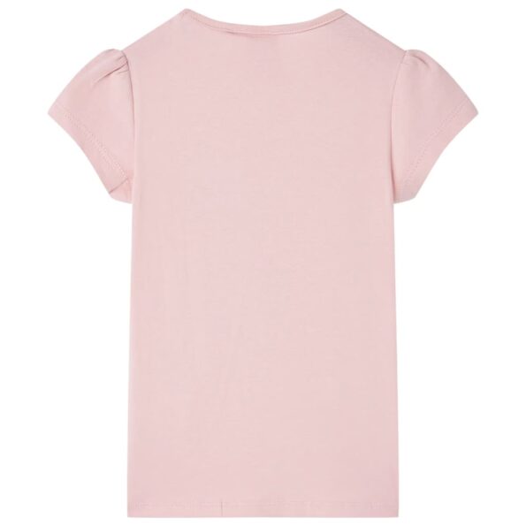 Detské tričko svetloružové 116 – Obrázok 2